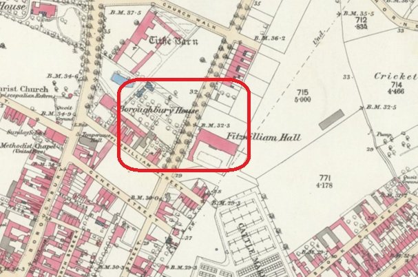 Peterborough - Rink Field : Map credit National Library of Scotland